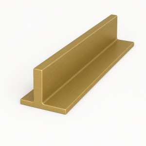 Латунный профиль Т-образный 10 мм ЛС59-1 в наличии в Калуге