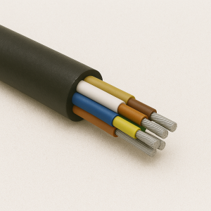 Провод контрольный ПВС 3х0,75+1х0,75 черный в наличии в Калуге