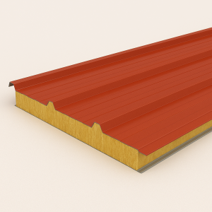 Кровельная сэндвич-панель МВ 100 мм RAL 9002 в наличии в Калуге