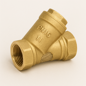 Латунный фильтр сетчатый резьбовой ДУ 40 РУ 16 ГОСТ 15527-2004 в наличии в Калуге