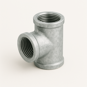 Тройник оцинкованный приварной ДУ 57 в наличии в Калуге