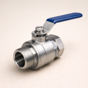 Кран шаровой из 3-х частей S-S AISI 316L 1 1/2" в наличии в Калуге