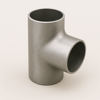 Тройник нержавеющий переходной 108х6 мм 15Х5М ГОСТ 17376-2001 в наличии в Калуге